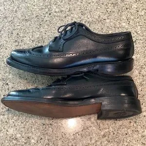 Vintage Florsheim Size 11D.  75675 Kenmoor Longwing Black Leather Florsheim | Shoes | Vintage Florsheim Size 1d 75675 Kenmoor  main image 2